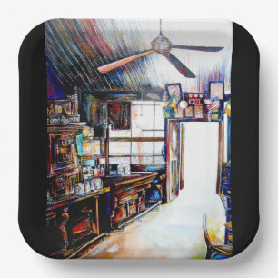 Love is Not a Wall, It's a Bridge Paper Plate