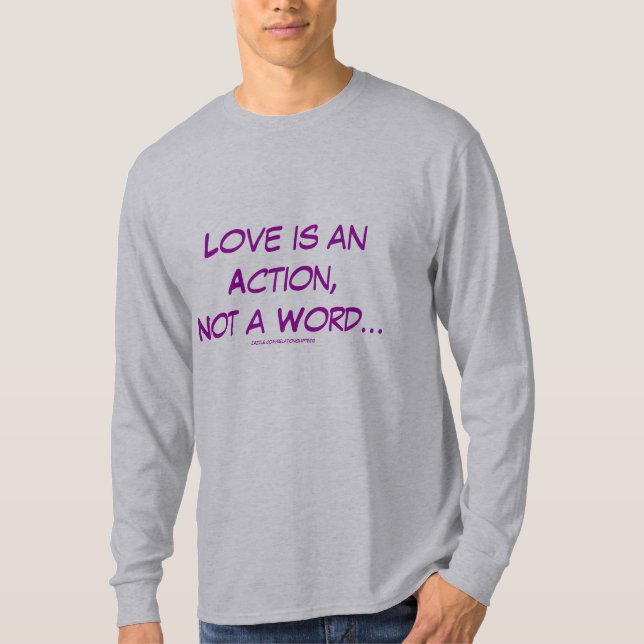 Love is not a Word T-Shirt (Front)