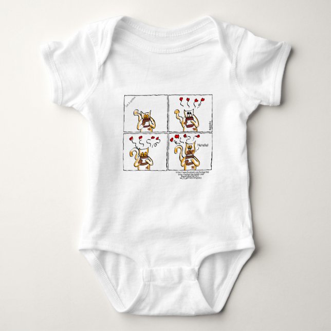 Love is Nutella Baby Bodysuit (Front)