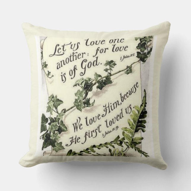 Love Is Of God Cushion (Front)