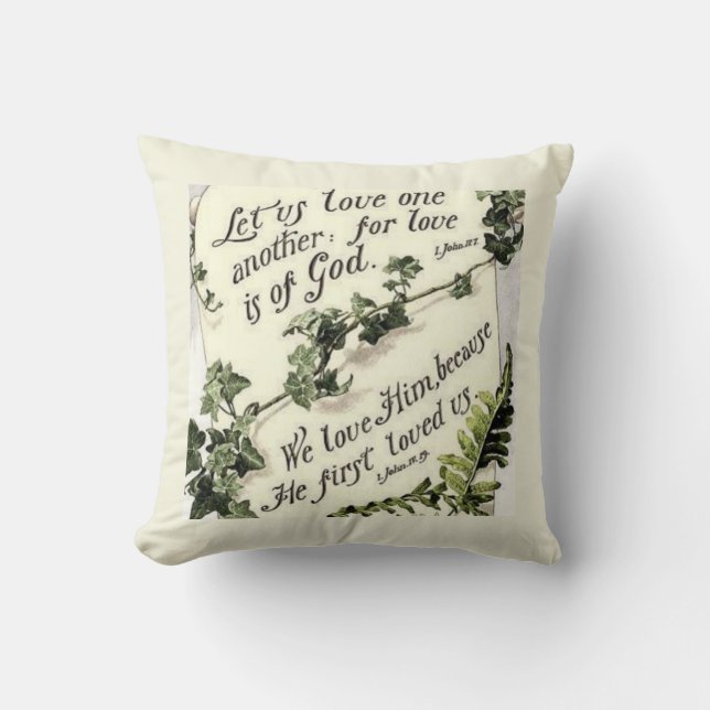 Love Is Of God Cushion (Front)