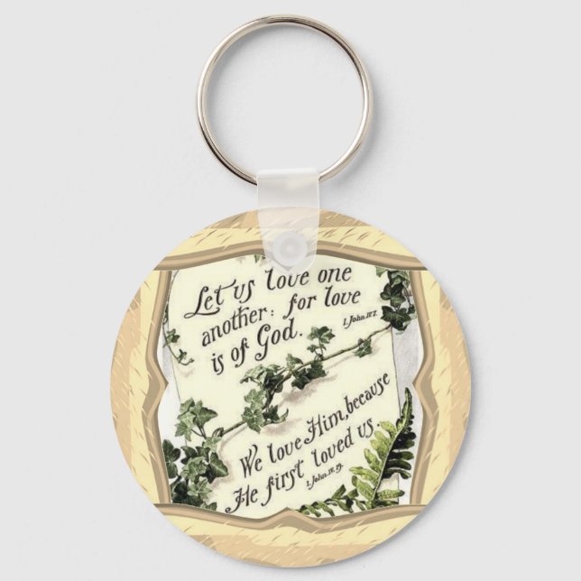 Love Is Of God Keychain (Front)