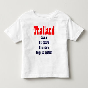 love is our nature Thailand  t-shirts