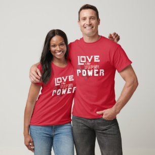 "Love is Our Superpower" Unisex Valentine’s T-Shirt