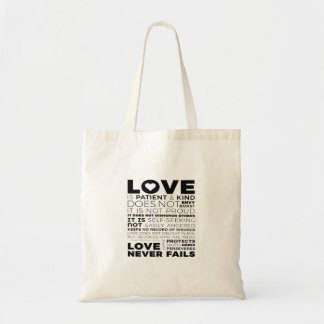 Love Is Patient And Kind Does Not Envy Boast Class Tote Bag