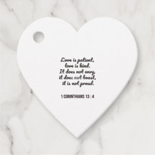 Love Is Patient Bible Passage Timeless Appeal  Favour Tags