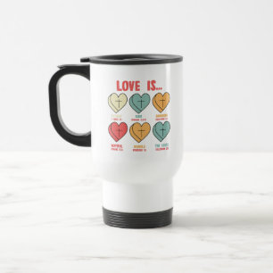 Love Is Patient Bible Verse Quote Travel Mug