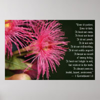 Love is Patient Bible verse Wedding Gift