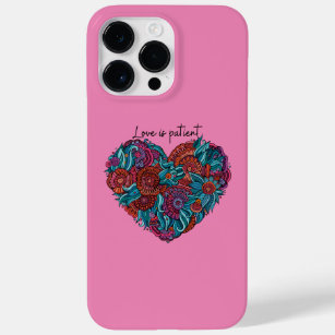 Love is patient Case-Mate iPhone 14 pro max case
