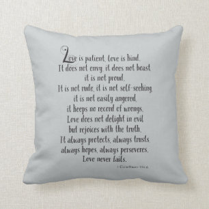 Love is Patient Cushion
