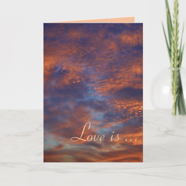 Love is patient, love is kind - Card - Template (Front)