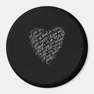 Love Is Patient Love Is Kind Christian Inspiration Magnet