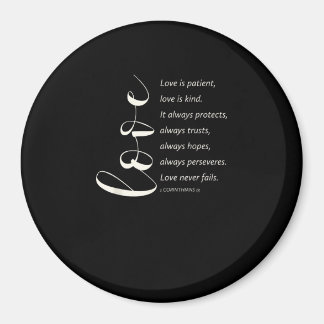 Love Is Patient Love Is Kind Corinthians Bible Ver Magnet