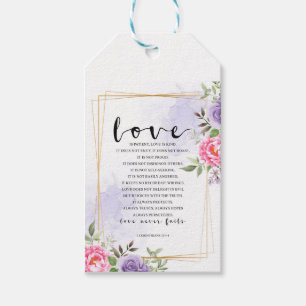 Love is patient, Love is kind Gift Tags