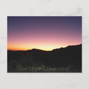 Love Is Patient...Love Is Kind Postcard