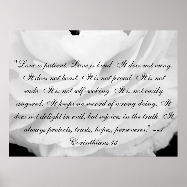 Love is patient. Love is kind. Poster (Front)