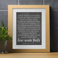 Love is Patient Love is Kind Print