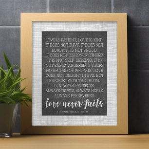Love is Patient Love is Kind Print
