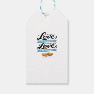 Love Is Patient Love Is Kind Sophisticated Style  Gift Tags