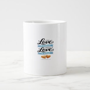 Love Is Patient Love Is Kind Sophisticated Style  Large Coffee Mug