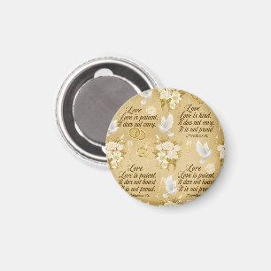 Love is patient magnet