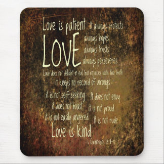 Love Is Patient Mixture Mouse Pad