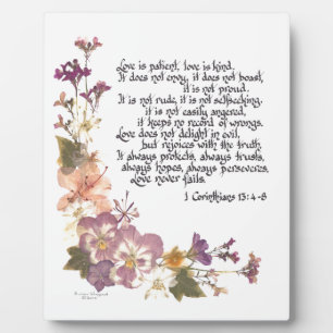 Love is patient plaque