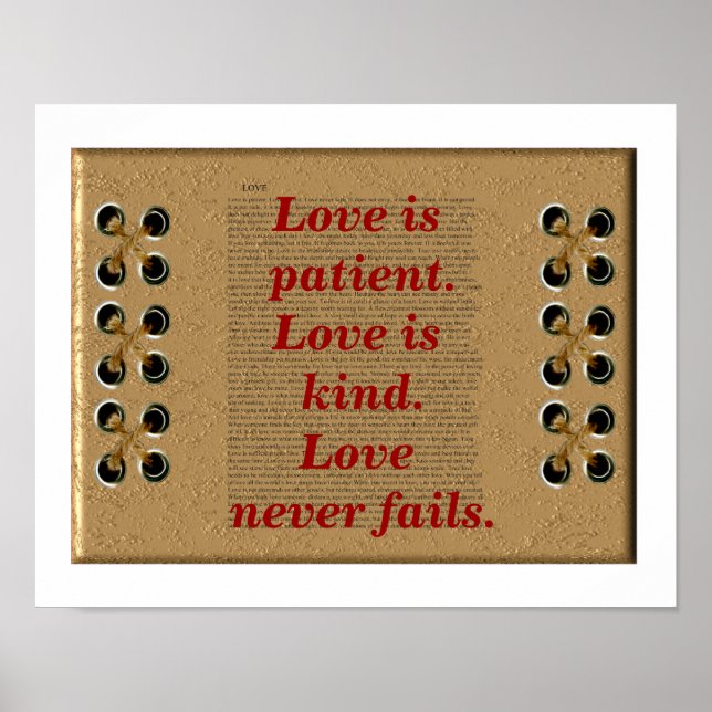 Love is patient. poster (Front)