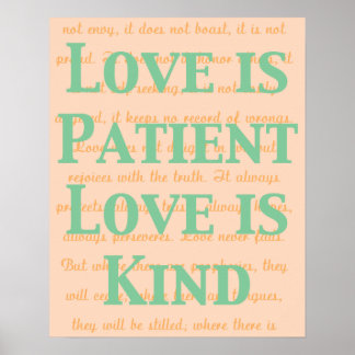 Love is Patient Poster