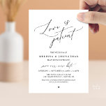 “Love Is Patient” Wedding Postpone Announcement<br><div class="desc">Share your updated wedding plans with grace using this elegant wedding postponement announcement card. Featuring the heartfelt phrase “Love Is Patient” in flowing calligraphy paired with refined minimalist typography, this design offers a beautiful and thoughtful way to inform guests of your new celebration date. Perfect for couples who appreciate timeless,...</div>