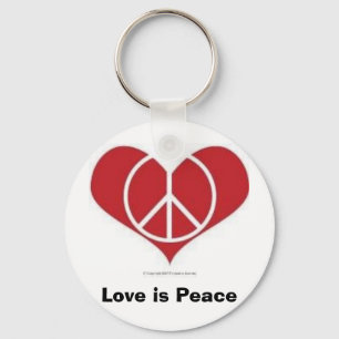 Love is Peace! Key Chain