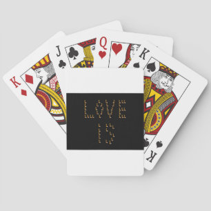 Love Is Playing Cards