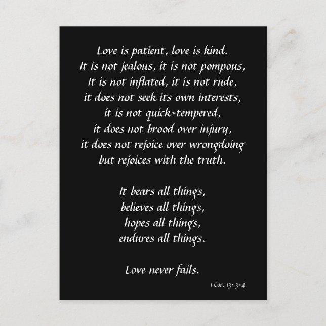 Love is postcard (Front)