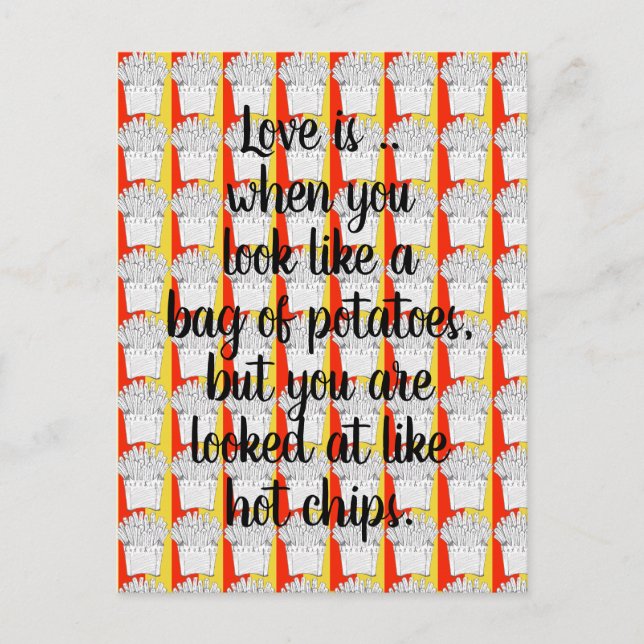 Love is .. Postcard (Front)