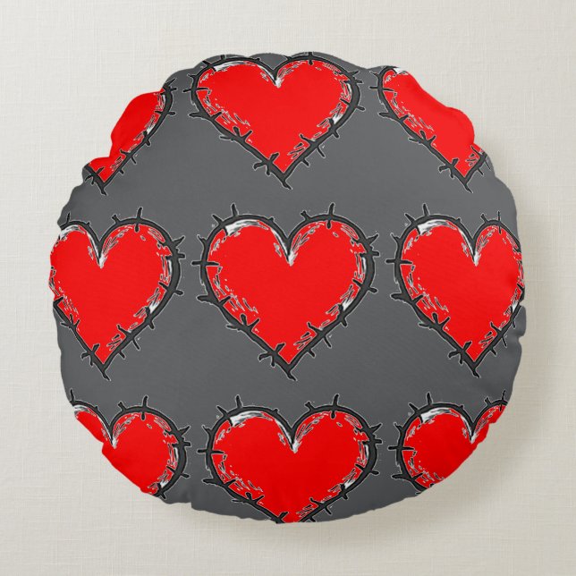 Love is round cushion (Front)