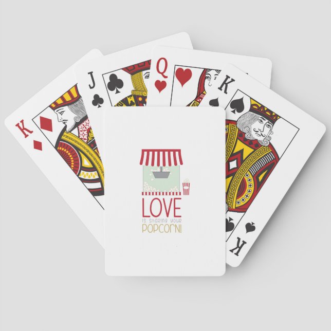 Love Is Sharing Playing Cards (Back)