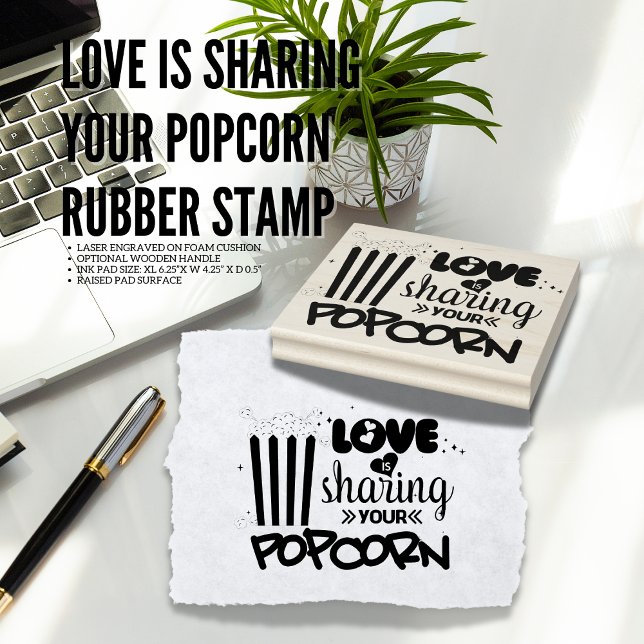 Love Is Sharing Your Popcorn Rubber Stamp (Birthday Depot
Love Is Sharing Your Popcorn Rubber Stamp)