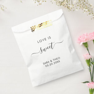 Love is Sweet Bridal Shower Gifts for Guest Custom Favour Bags