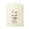 Love is Sweet Burgundy Floral Wedding Favour