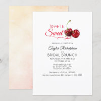 Love is Sweet Cherry Brunch Wedding