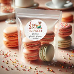 Love Is Sweet Coffee Heart Calligraphy  Classic Round Sticker<br><div class="desc">Add a sweet and stylish finishing touch to your bridal shower favors with this "Love Is Sweet Coffee Heart Calligraphy Classic Round Sticker". Designed with elegant handwritten script and a charming coffee heart motif, this romantic sticker is perfect for modern rustic and café themed bridal shower celebrations. Featuring warm terracotta...</div>