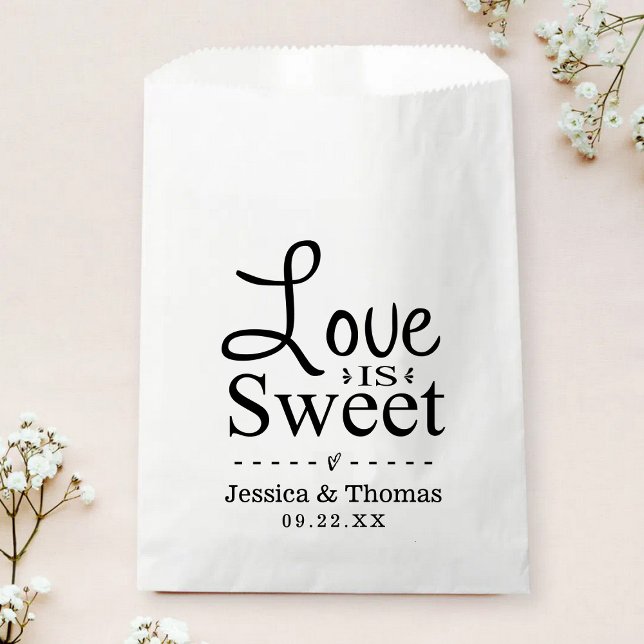 Love Is Sweet! Custom Wedding Favour Bags (Creator Uploaded)