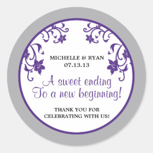 Love is Sweet - Flowers Classic Round Sticker