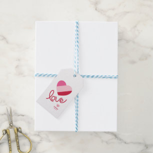 Love is Sweet, Hearts, Wedding, Shower, Valentine Gift Tags