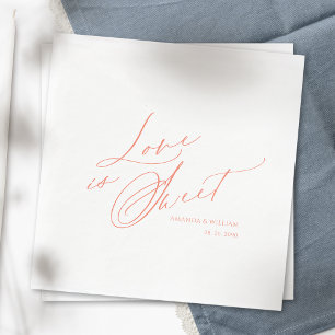 Love is Sweet Napkin – Elegant Wedding