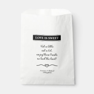 Love Is Sweet Nautical Wedding Favour Bags