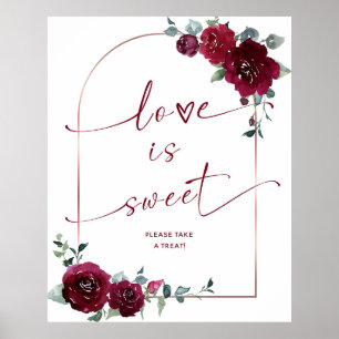 Love is Sweet Please Take A Treat Sign