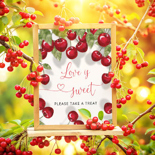 Love is Sweet Take a Treat Bridal Shower Poster