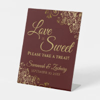 Love is Sweet Take a Treat Gold Lace on Auburn