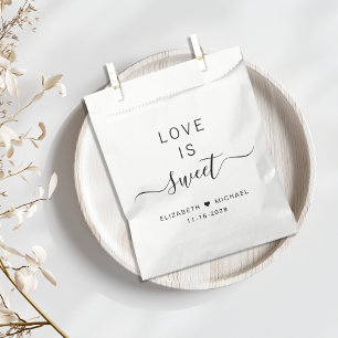 Love Is Sweet Wedding Favour Bags